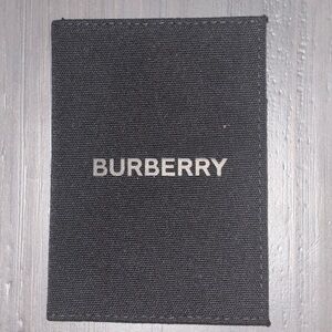 Burberry passport holder new
